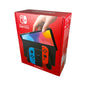 Nintendo Switch OLED Blau/Neon Rot Neu